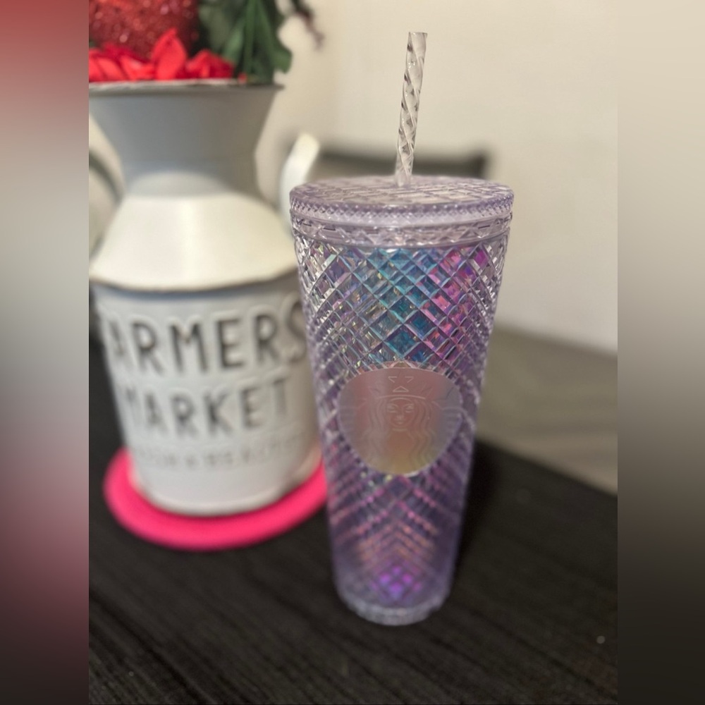 Starbucks Holographic Diamond Tumbler - NEW -